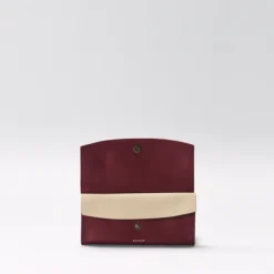 Aesaert portefeuille camille mahogany red