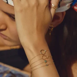 BDM – alizés armband pacific opaal