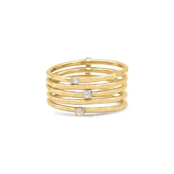 BDM – alizés ring groot wit opaal