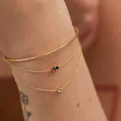 BDM – amants armband silver night