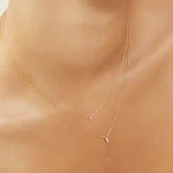 BDM – amants lange ketting wit kristal