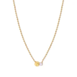 BDM – zephyr ketting kort rose water opal