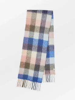 BS Check Anilopa Scarf Maritime Blue