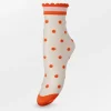 BS Dagmar dot sock Persimmon Orange