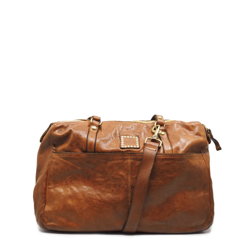 Campomaggi – laptoptas handtas cognac