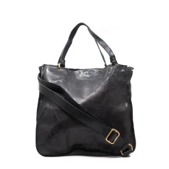 Campomaggi – shopping 2-delige handtas zwart