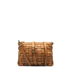 Campomaggi – small pochette woven camel