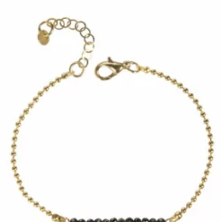 EB – armbandje met fijne steentjes grijs