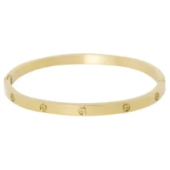 EB – gladde ovale bangle met patroon