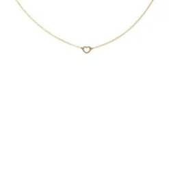 EB – korte fijne ketting met hartje