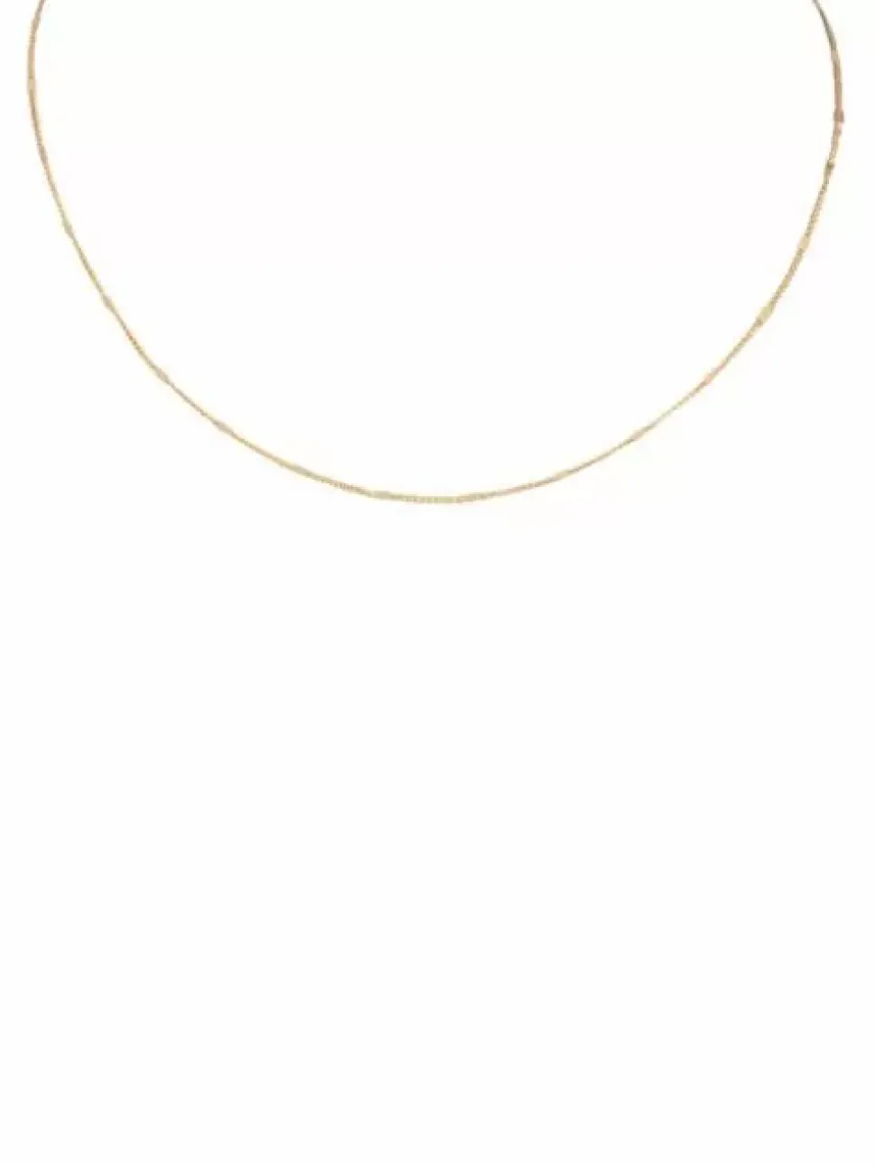 EB – verguld kettinkje met platte schakel