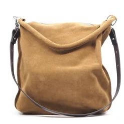Ellen Truijen – electra medium handtas suede mos