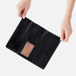 Hobo – portefeuille Jill trifold zwart