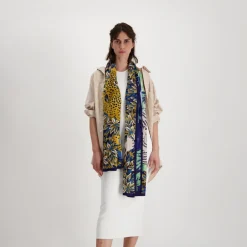 IT – sjaal Chatou lichtblauw