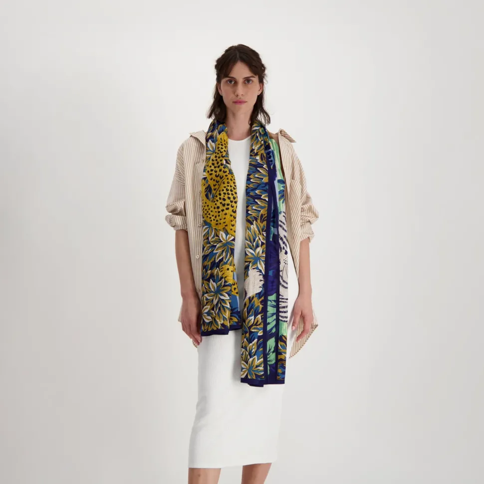 IT – sjaal Chatou lichtblauw