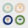 &K plate magic mushroom set of 4