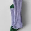 La cerise – socks yvette lila/groen