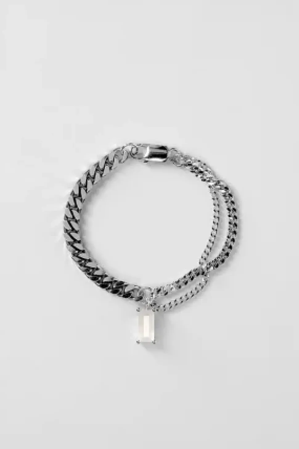 Lore Van Keer – credo armband met witte maansteen zilver