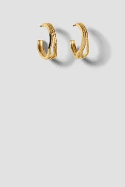 Lore Van Keer – noctis hoops zilver verguld