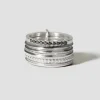 Lore Van Keer – stapelring met onyx zilver