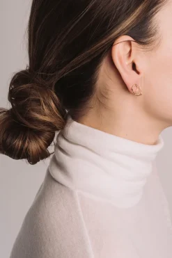 MHL – ruwe hoops zilver verguld