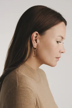 MHL – statement oorringen met bubbles zilver verguld