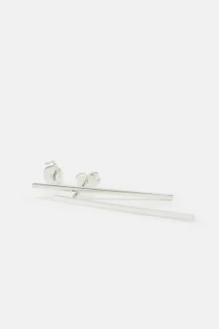 MHL – studs met staafjes zilver