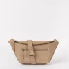 O My Bag – buideltas Drew Bum Bag soft grain leather Sand
