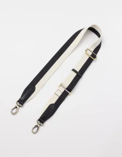 O My Bag – stoffen riem zwart/wit