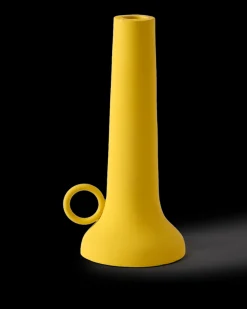 Polspotten – kaarsenhouder spartan geel