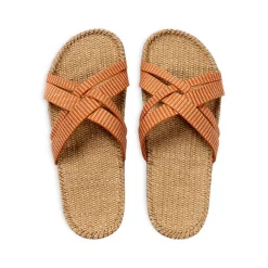 Shangies – sandalen orange stripes