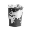 Vuilnisbakje – wereldkaart