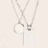 Wouters&Hendrix – dubbele ketting met medaillons large