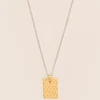 Wouters&Hendrix – ketting met bedel in diamanten-patroon mix