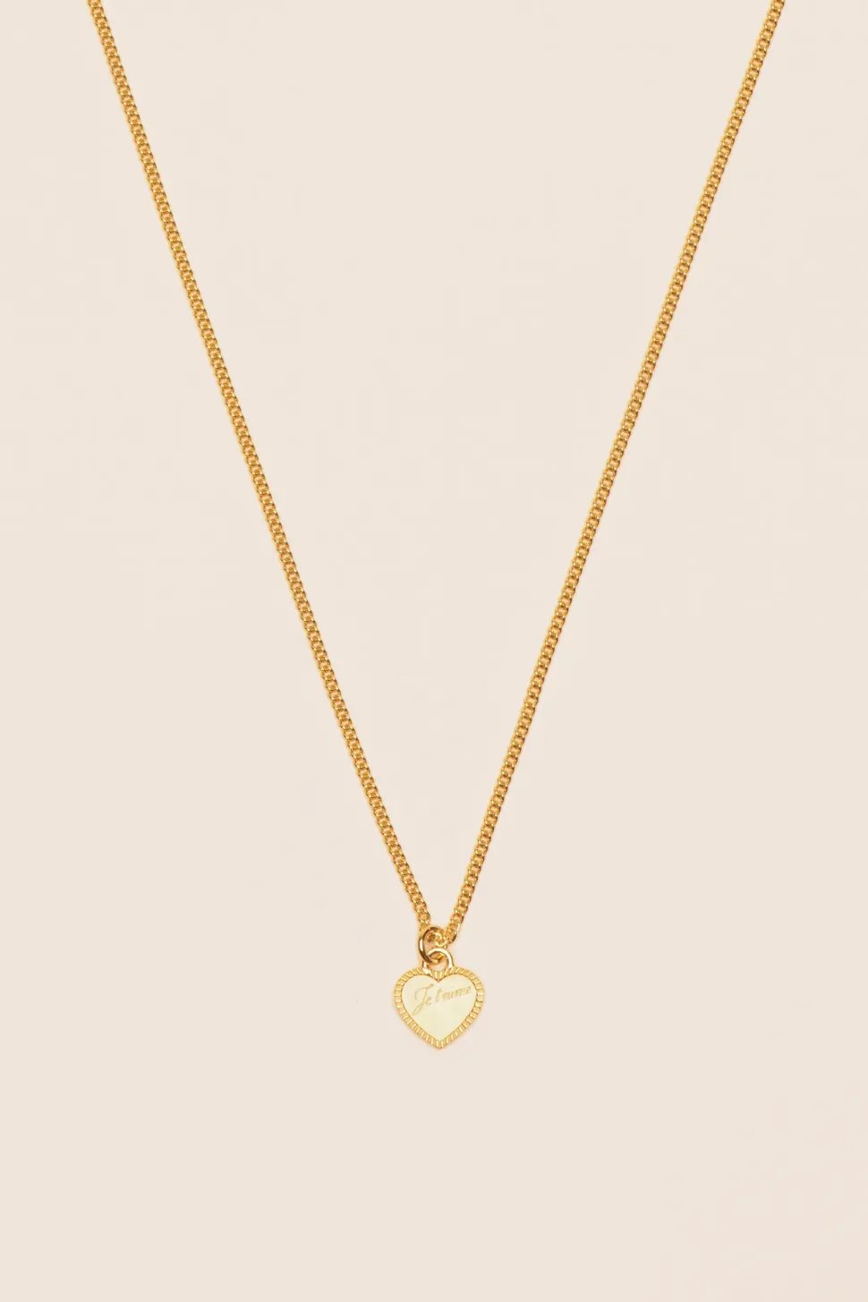 Wouters&Hendrix – ketting met hartje je t’aime small