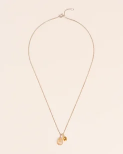 Wouters&Hendrix – ketting met rutielkwarts en mosterd zaadje