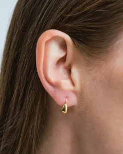 Wouters&Hendrix – leverback oorbellen met druppel