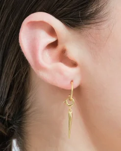 Wouters&Hendrix – single hoop met spike en spring ring