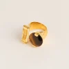 Wouters&Hendrix – statement ring met citrien en tijgeroog