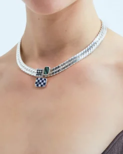 Wouters&Hendrix – statement ketting met set van 3 mosaics