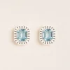 Wouters&Hendrix – studs met aquamarijn kristal