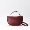 Aesaert handtas billie mahogany red