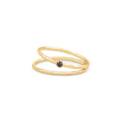 BDM – alizés ring double silver night