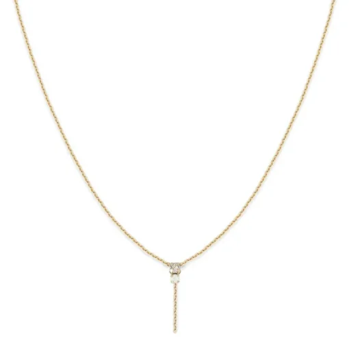 BDM – amants lange ketting wit kristal
