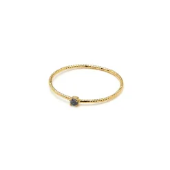 BDM – tresors ring simple silver night