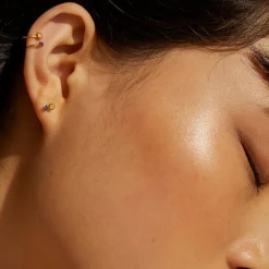 BDM – zephyr earcuff pacific opaal