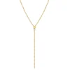BDM – zephyr ketting lang wit kristal
