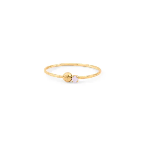 BDM – zephyr ring rose water opal