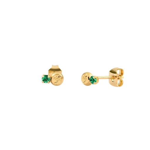 BDM – zephyr studs emerald