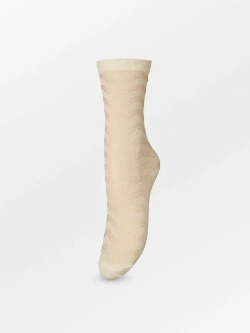 BS Dopamina Glitter Sock Birch White